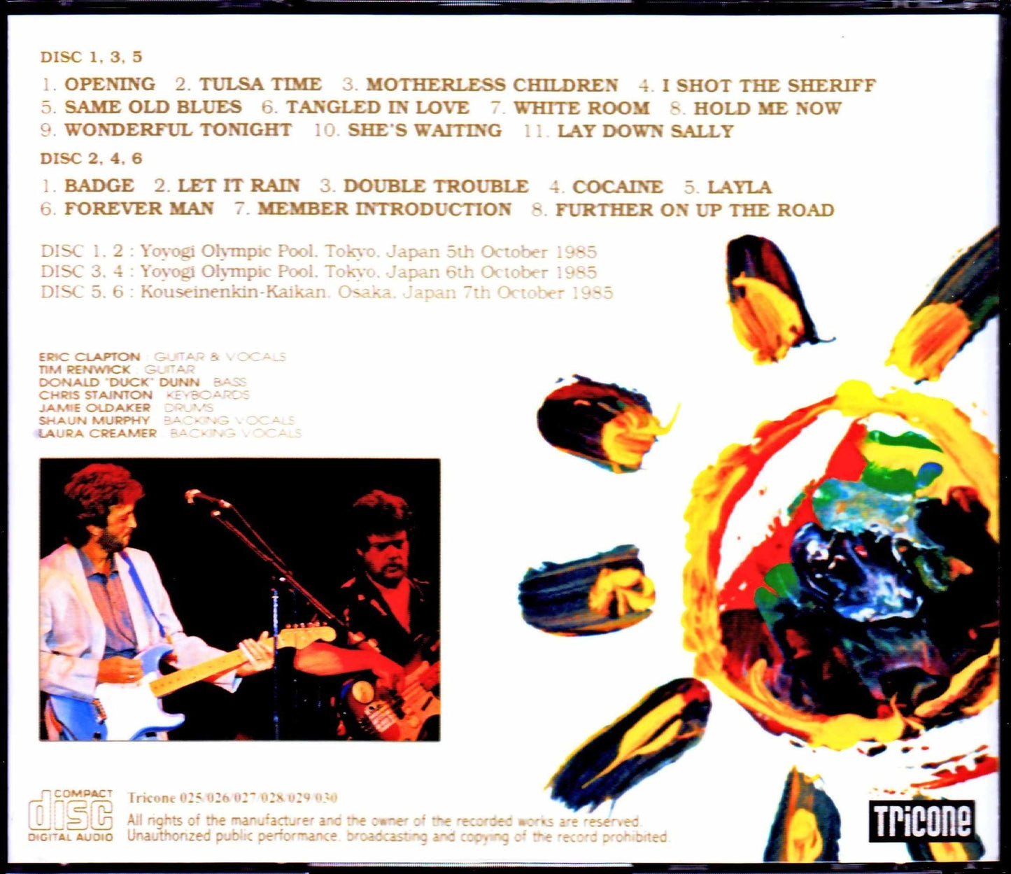 Eric Clapton/Japan Tour Collection 1985 Vol.1