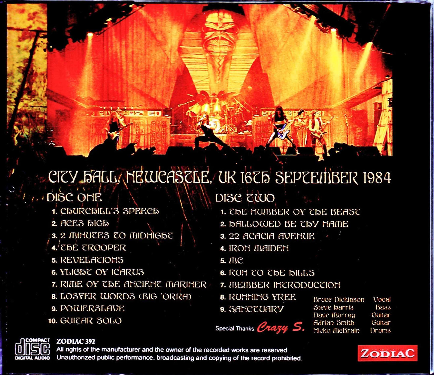 Iron Maiden/UK 9.16.1984