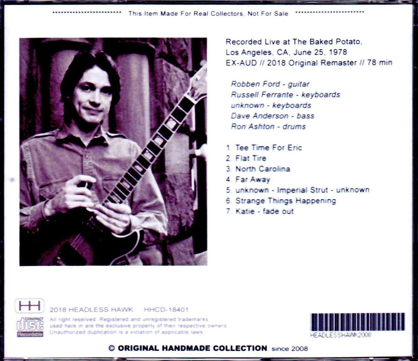 Robben Ford/CA,USA 1978