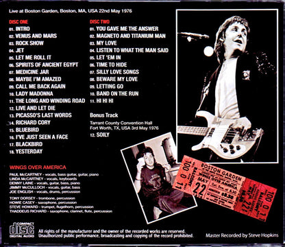 Paul McCartney,Wings/MA,USA 1976 & more Upgrade