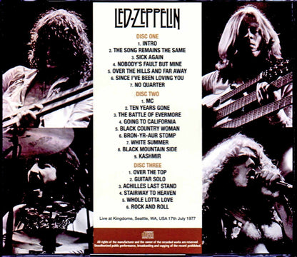 Led Zeppelin/WA, USA 1977 Upgrade