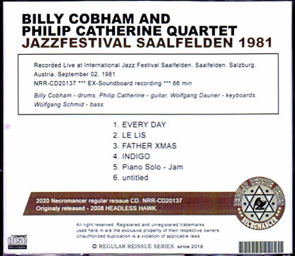 Billy Cobham and Philip Catherine Quartet/Austria 1981