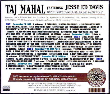 Taj Mahal,Jesse ED Davis/CA,USA 1969 & 1971