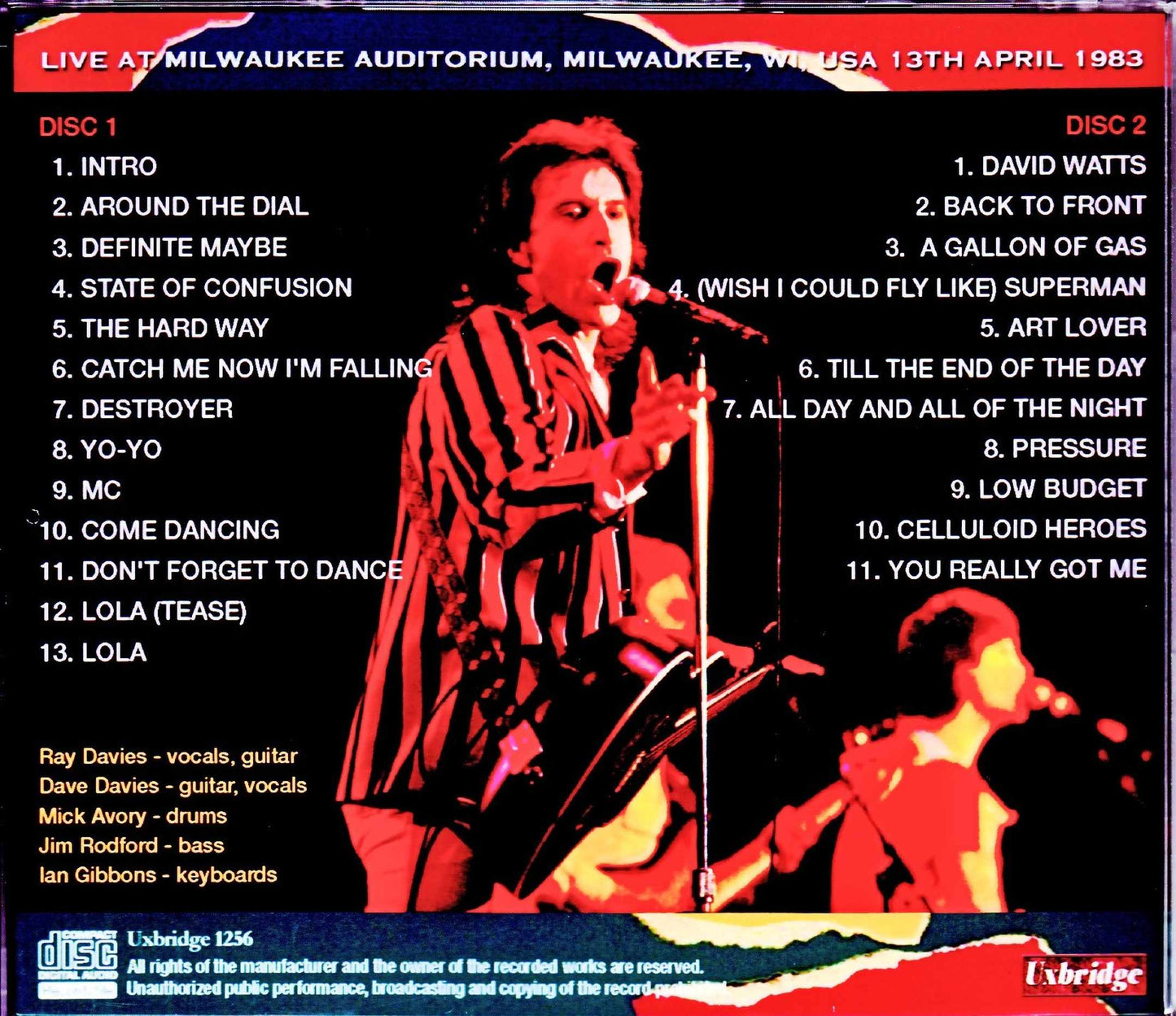 Kinks/WI, USA 1983