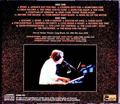 Jackson Browne/CA,USA 1978 Mike Millard 1 Gen Cassettes