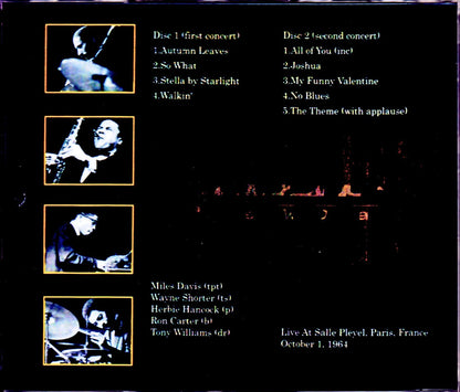 Miles Davis, Wayne Shorter, Herbie Hancock, Tony Williams/France 1964 Upgrade