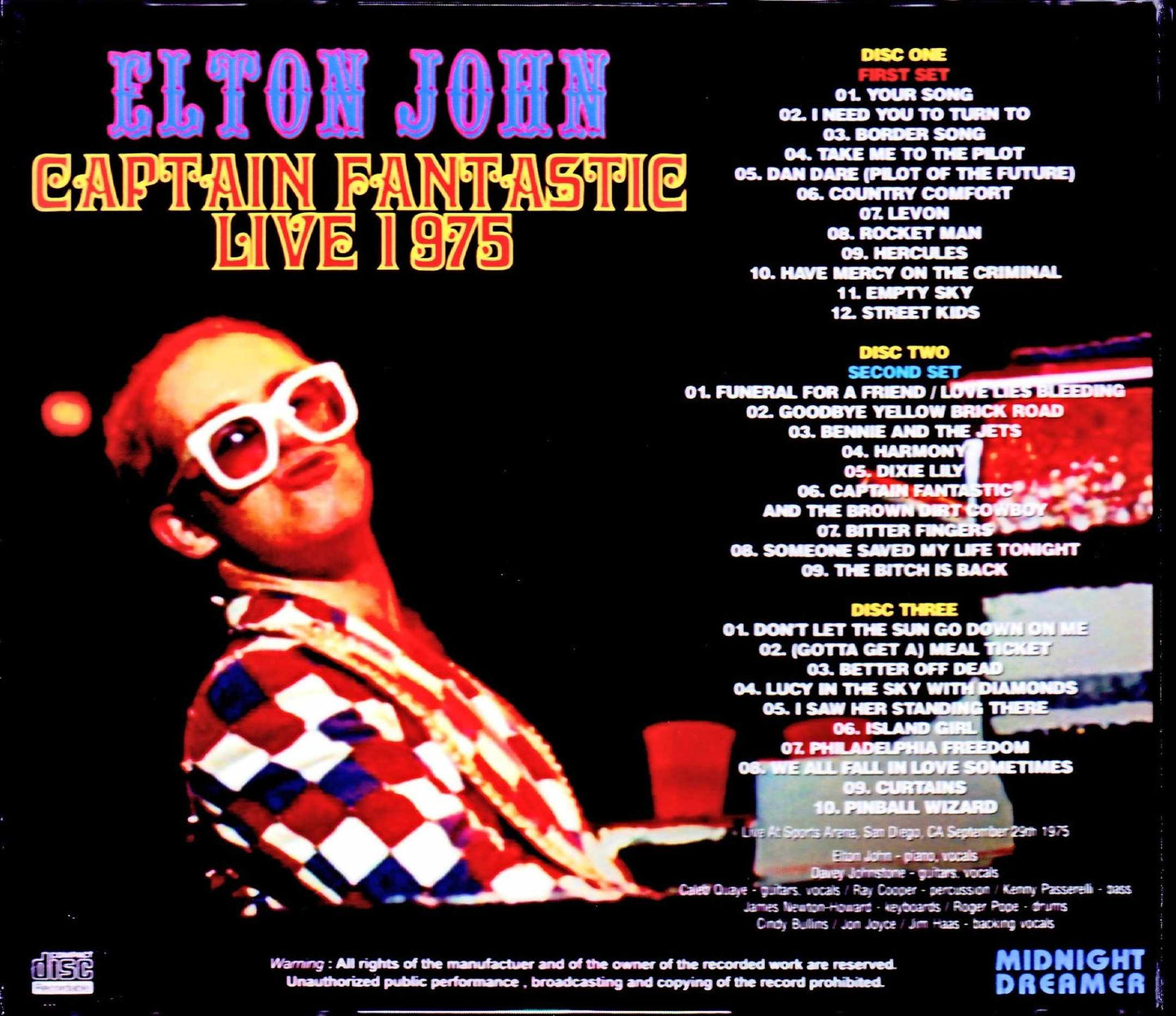 Elton John/CA, USA 1975 Complete