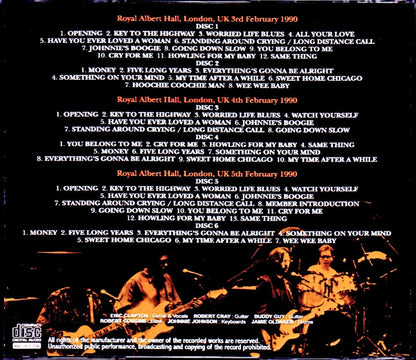 Eric Clapton/London,UK 1990 3Days Complete