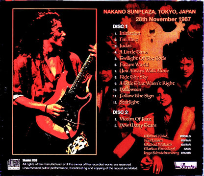 Helloween/Tokyo,Japan 11.28.1987