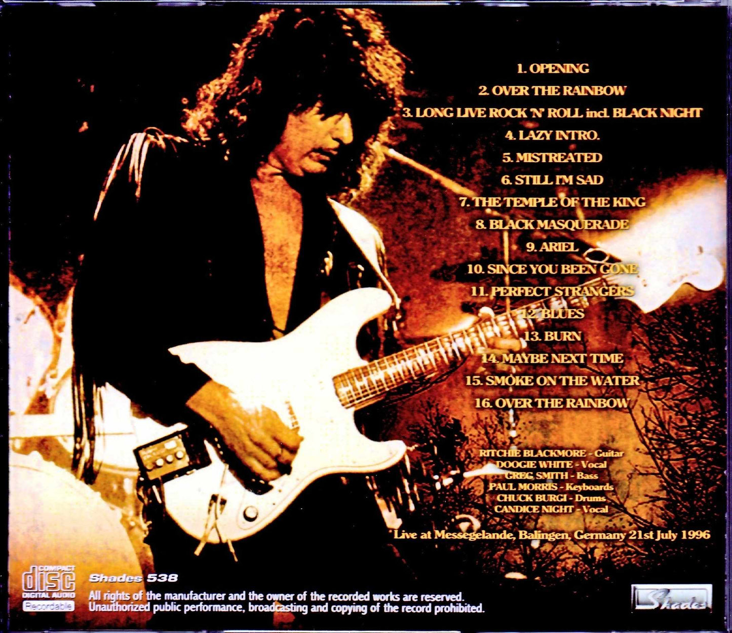 Ritchie Blackmore's Rainbow/Germany 1996