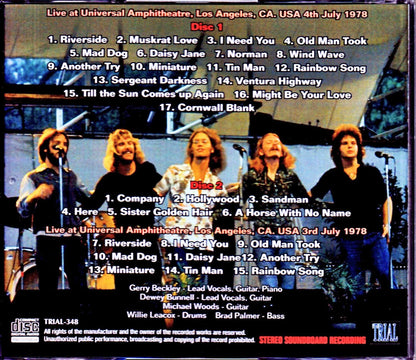 America/CA,USA 1978 2Days