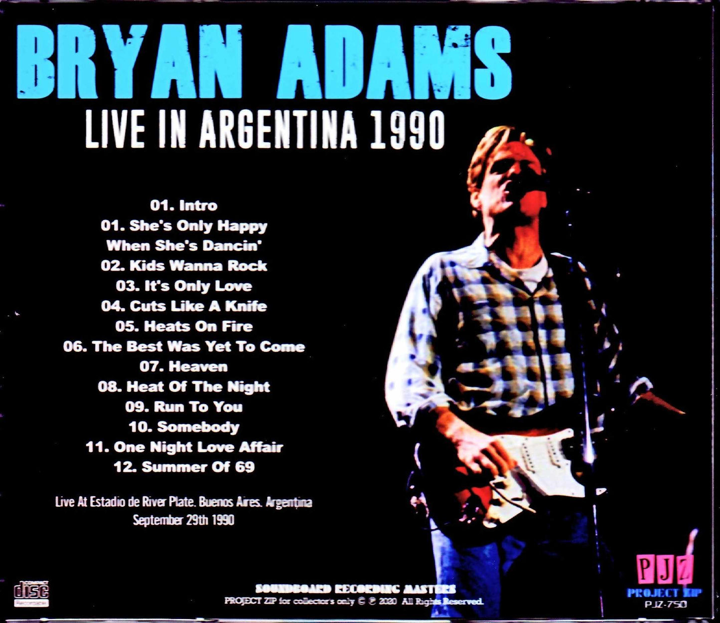 Bryan Adams/Argentina 1990