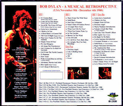 Bob Dylan/OR,USA 1980 & Extra Tracks