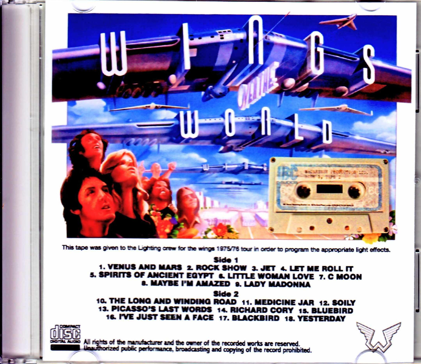 Paul McCartney,Wings/IBC Studio Tape 1975