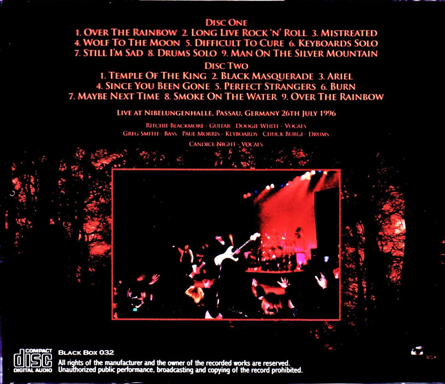 Ritchie Blackmore's Rainbow/Germany 1996