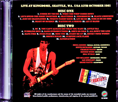 Rolling Stones/WA, USA 10.15.1981