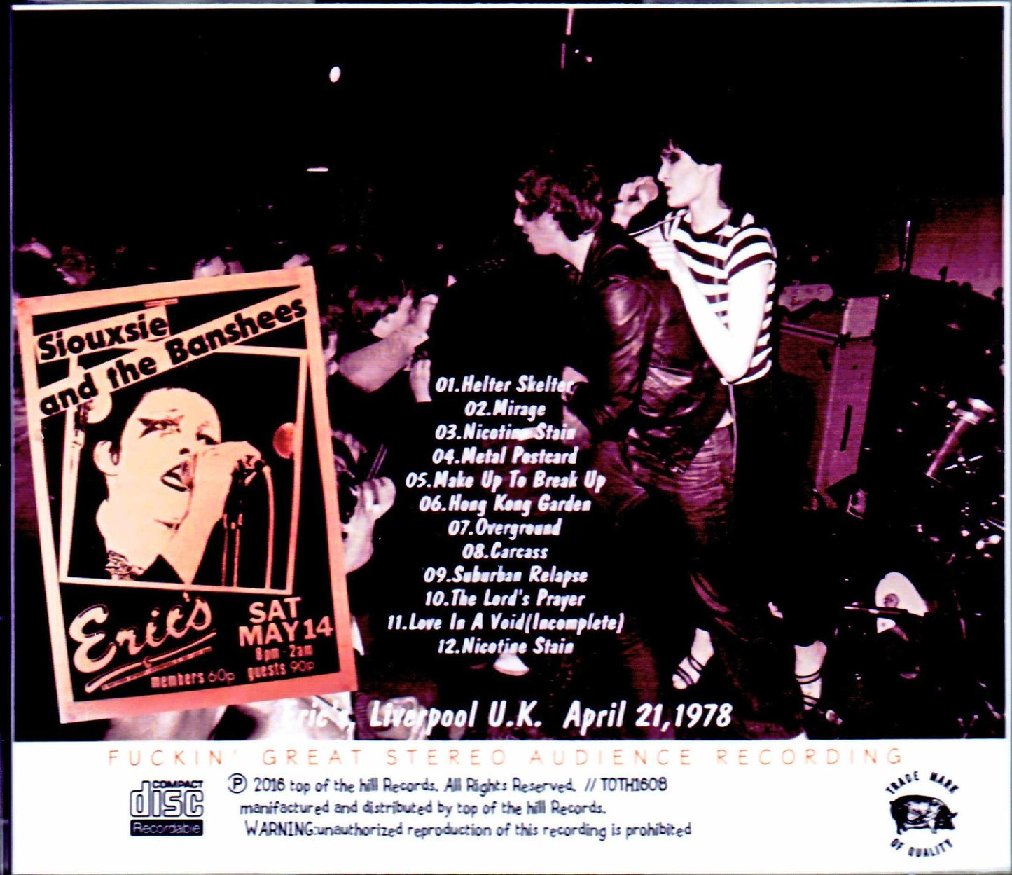 Siouxsie and the Banshees/UK 1978