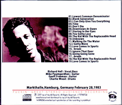 Richard Hell/Germany 1983 Upgrade