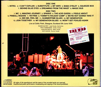 The Who/Scotland,UK 1976