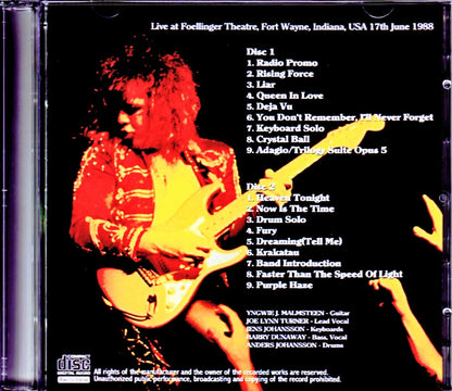 Yngwie J. Malmsteen's Rising Force/IN,USA 1988