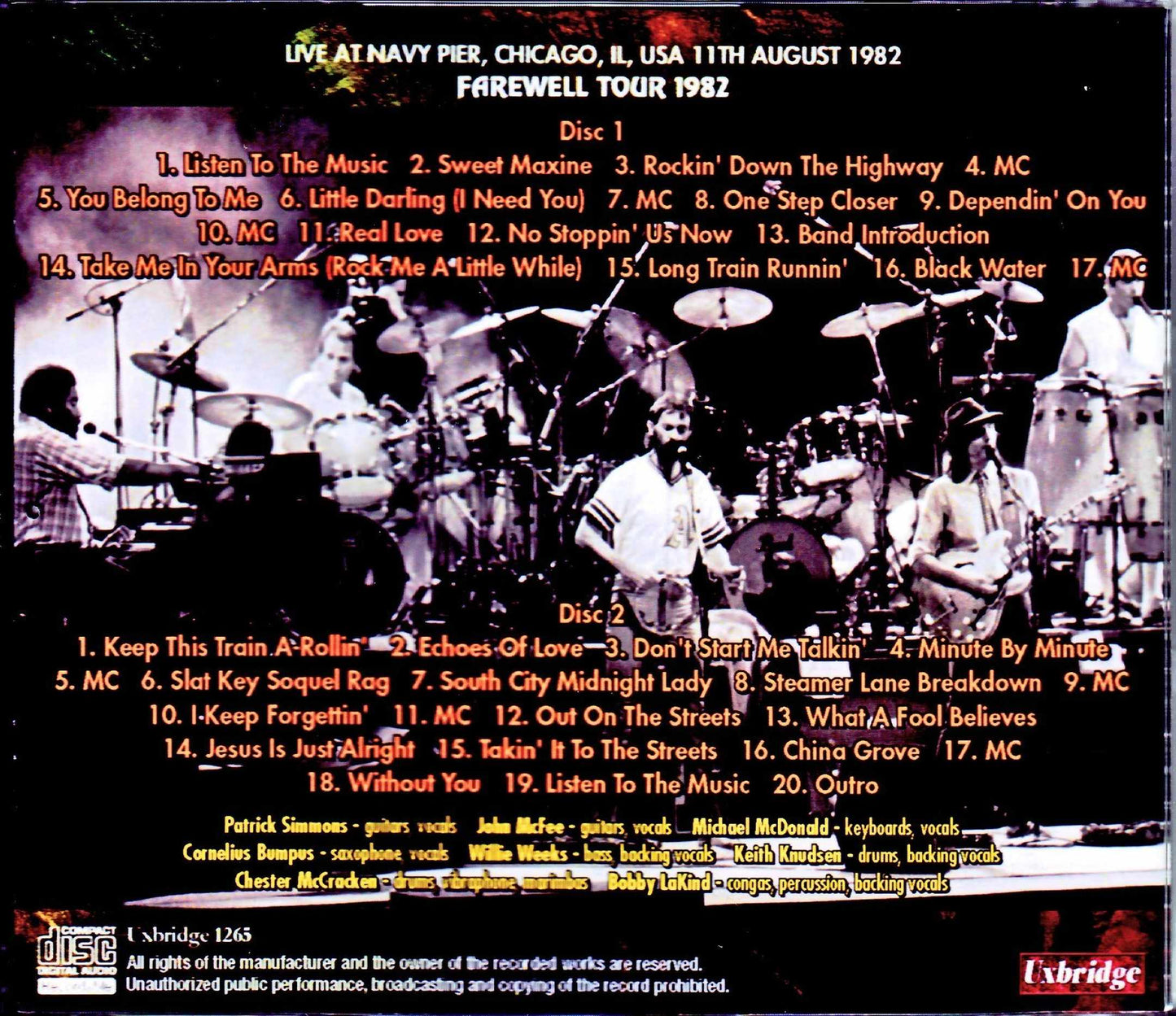 Doobie Brothers/IL, USA 1982
