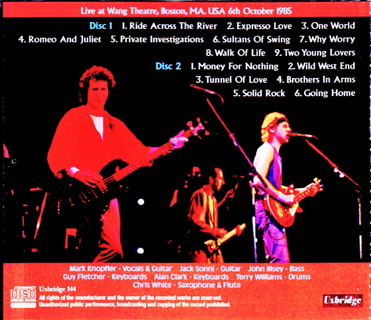 Dire Straits/MA, USA 1985