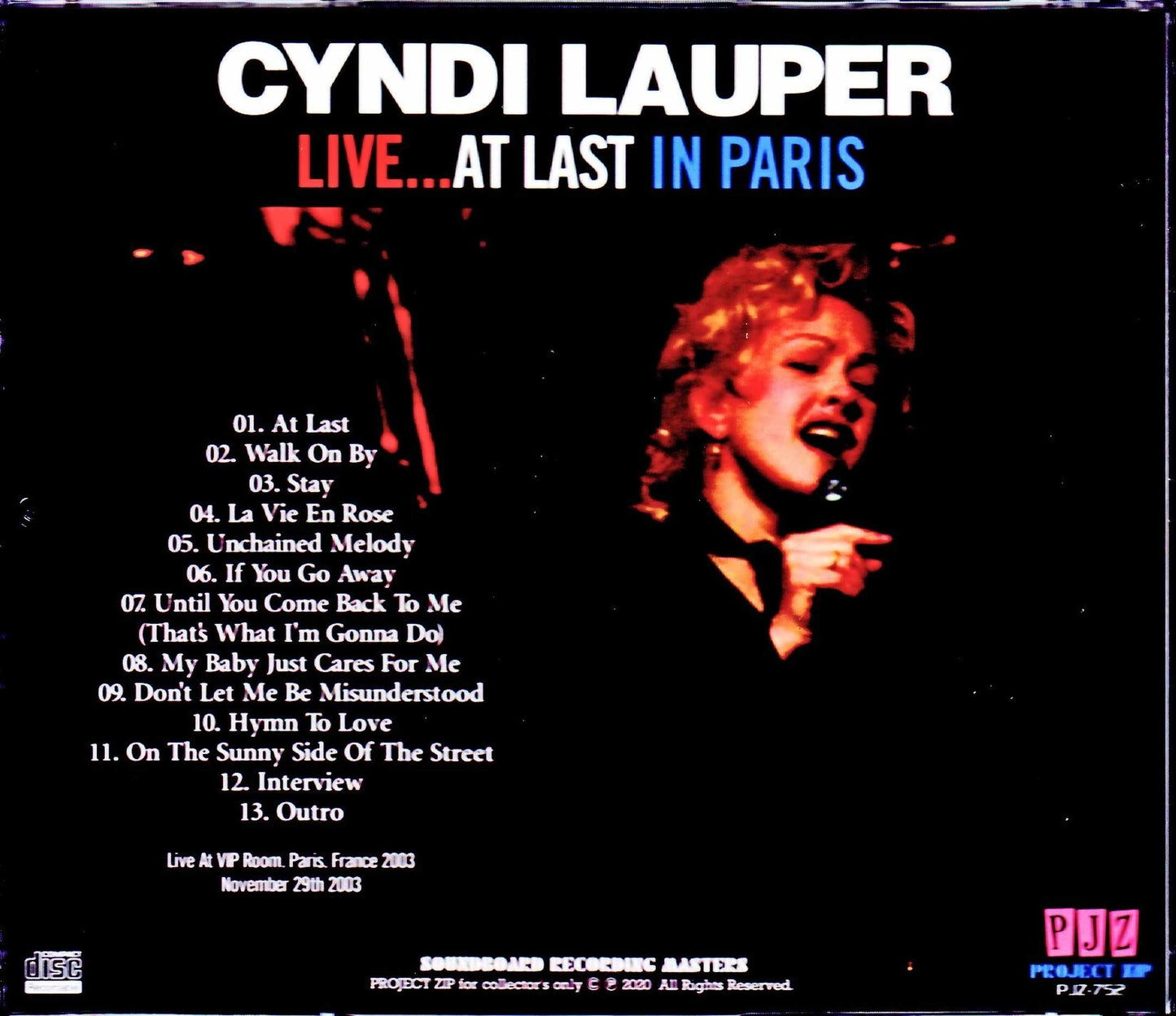 Cyndi Lauper/France 2003