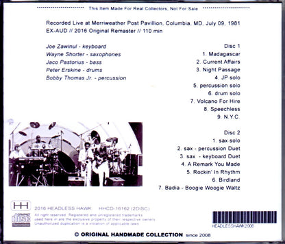 Weather Report/MD, USA 1981