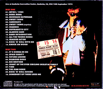 David Bowie/CA,USA 9.16.1974