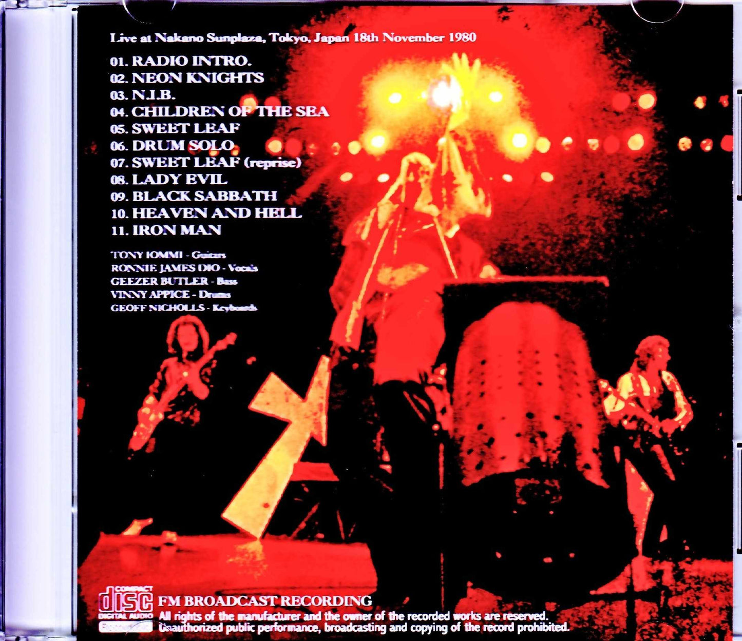 Black Sabbath/Tokyo,Japan 11.18.1980 New Source
