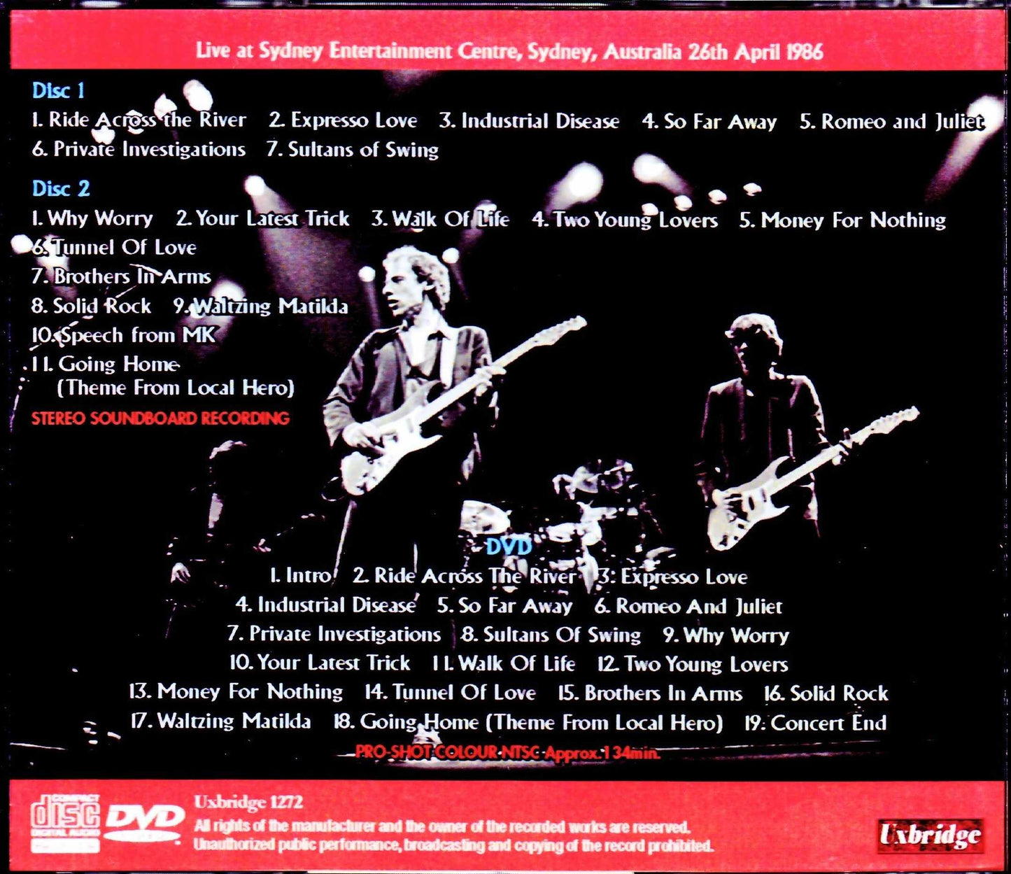 Dire Straits/Australia 1986 S & V