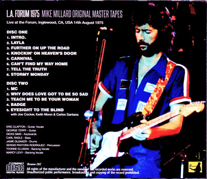 Eric Clapton,Santana/CA,USA 1975 Upgrade
