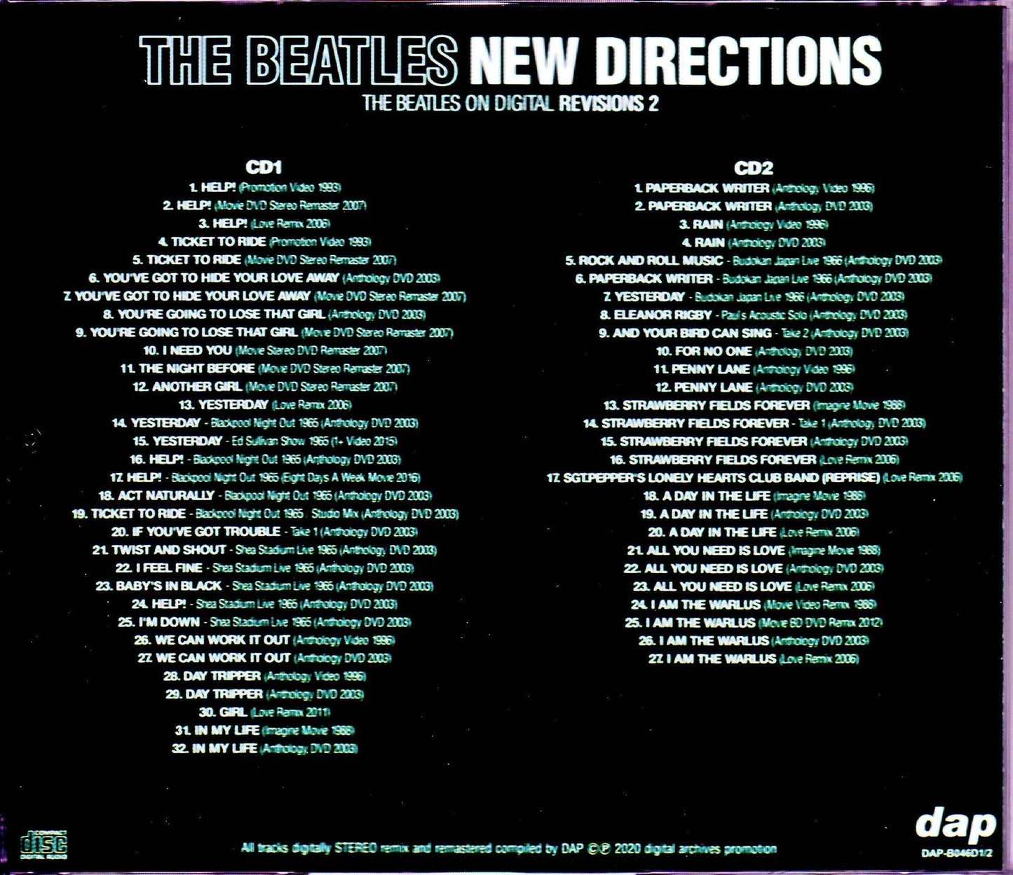 Beatles/New Directions Digital Revisions 2