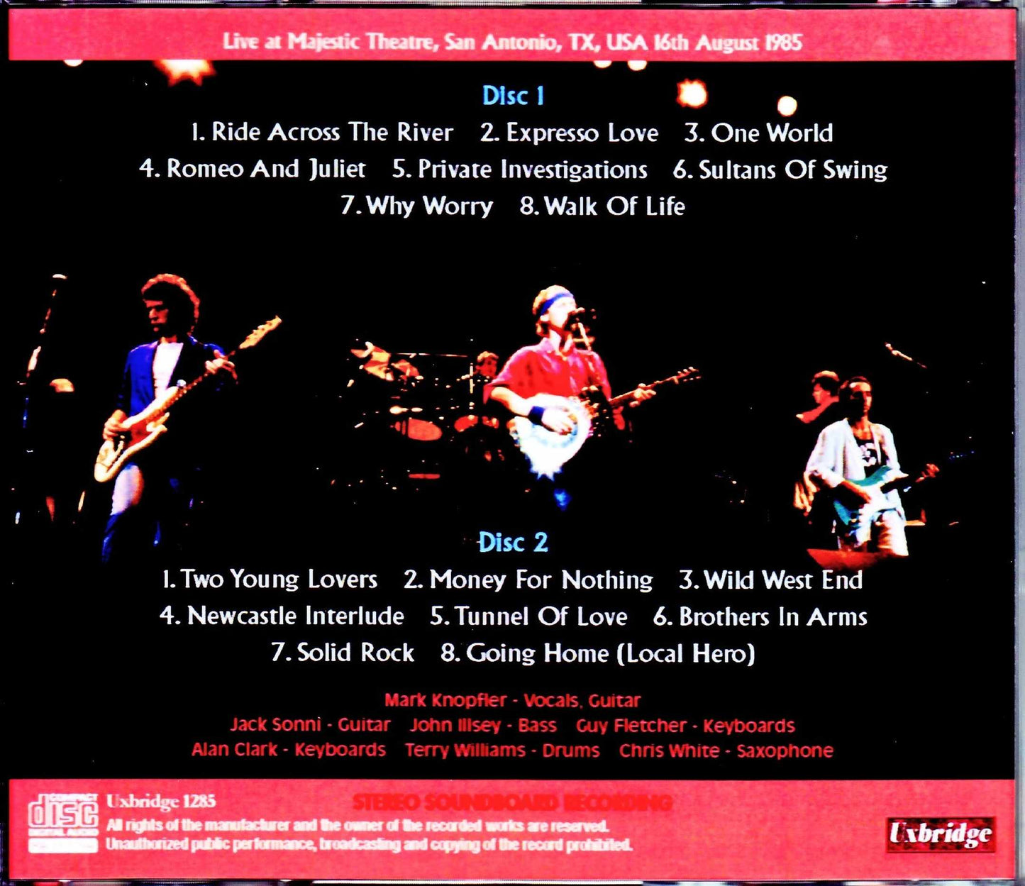 Dire Straits/TX, USA 1985