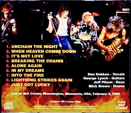 Dokken/MN, USA 1986