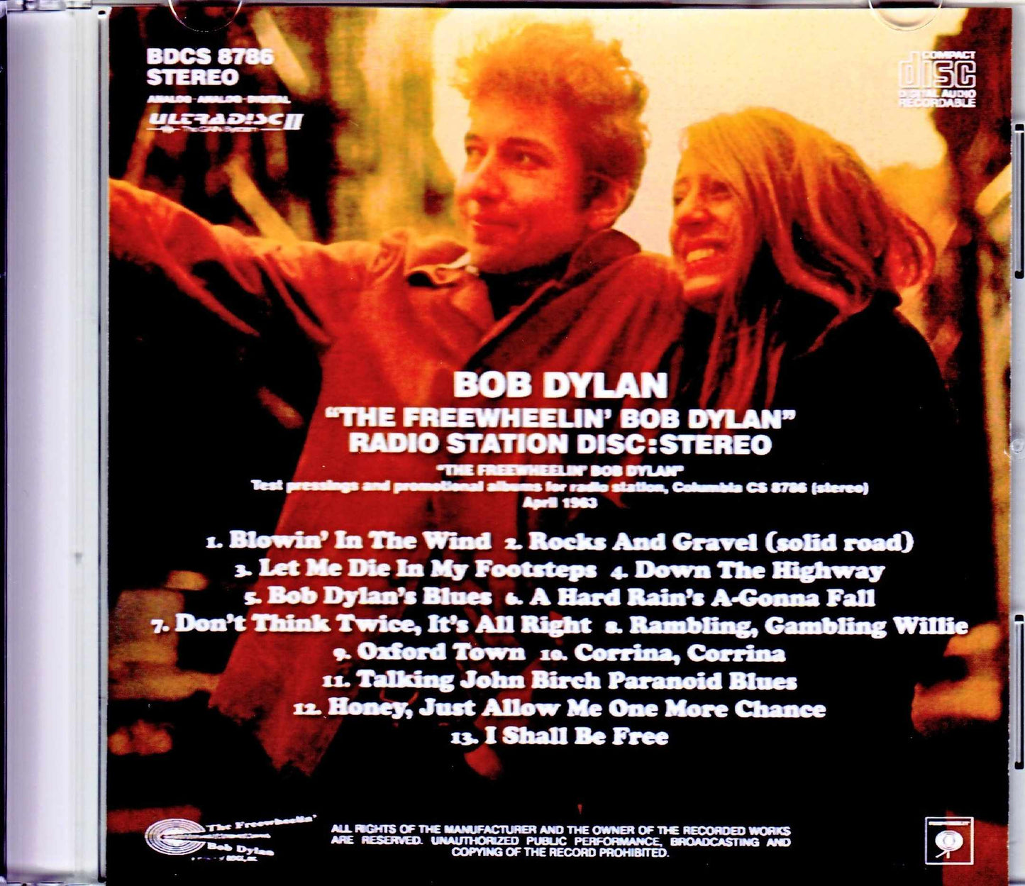Bob Dylan/The Freewheelin' Bob Dylan Test Pressings and Promotional Album