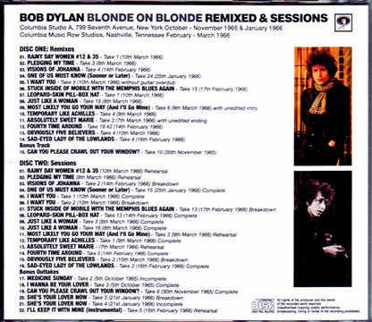 Bob Dylan/Blonde on Blonde Remixed,Sessions' Outtakes