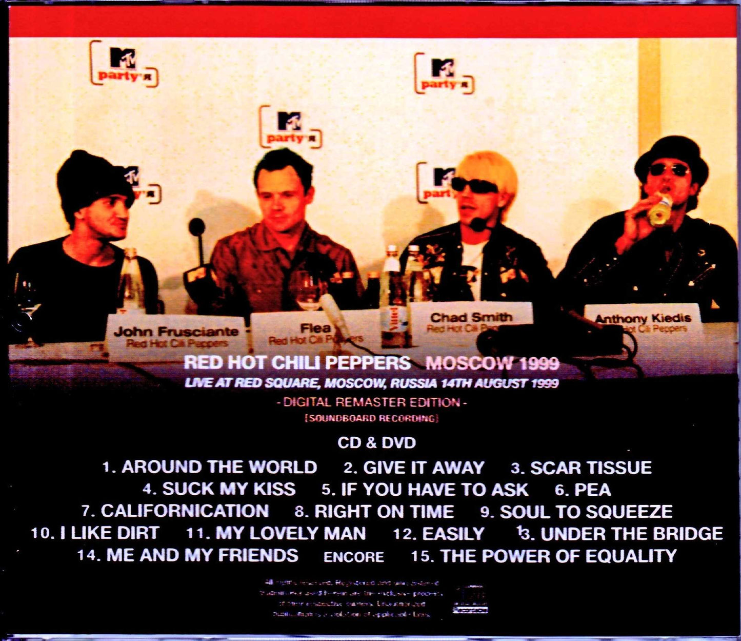 Red Hot Chili Peppers/Russia 1999 S&V