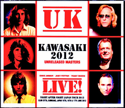 UK John Wetton,Eddie Jobson/Kanagawa,Japan 2012 Unreleased Masters