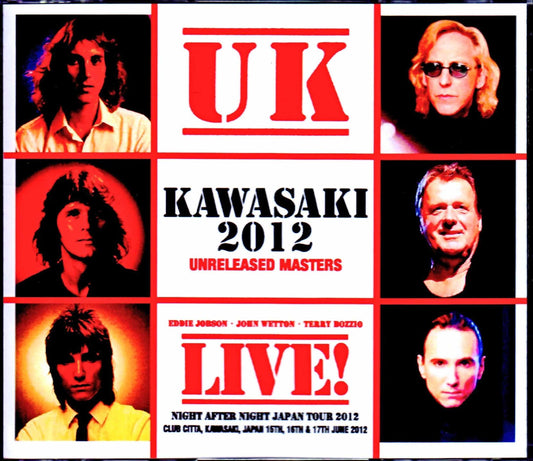 UK John Wetton,Eddie Jobson/Kanagawa,Japan 2012 Unreleased Masters