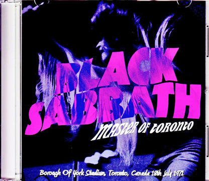 Black Sabbath/Canada 1971