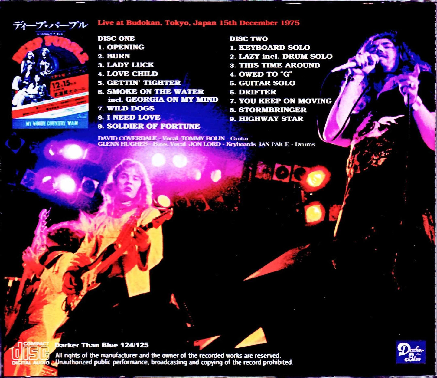 Deep Purple/Tokyo,Japan 12.15.1975