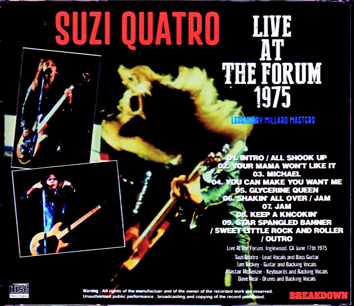 Suzi Quatro/CA, USA 1975