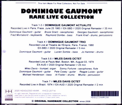 Dominique Gaumont/Rare Live Collection