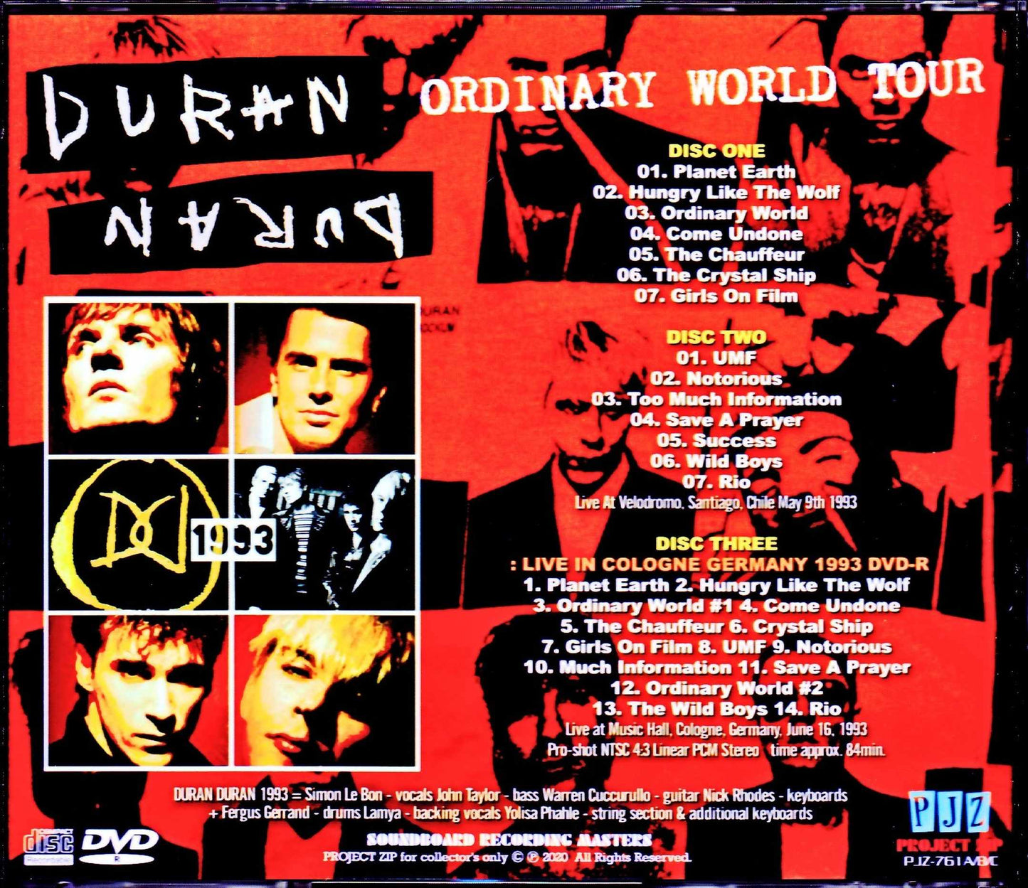 Duran Duran/Chile 1993 & more