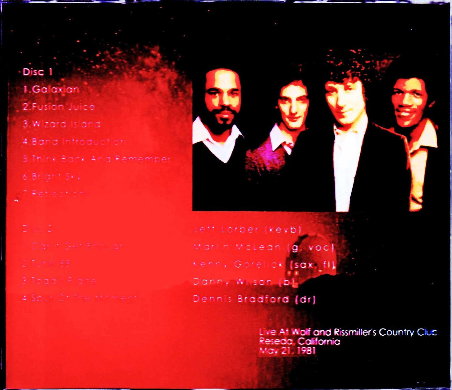Jeff Lorber Fusion,Kenny G/CA,USA 1981