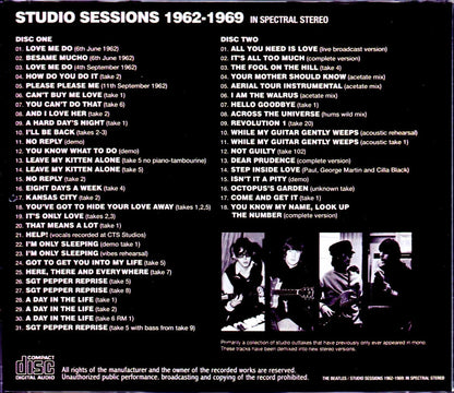 Beatles/Studio Sessions 1962-1969 in Spectral Stereo