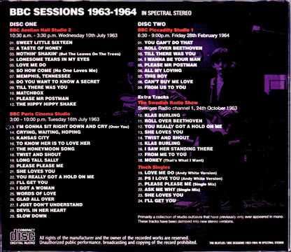Beatles/BBC Sessions 1963-1964 in Spectral Stereo