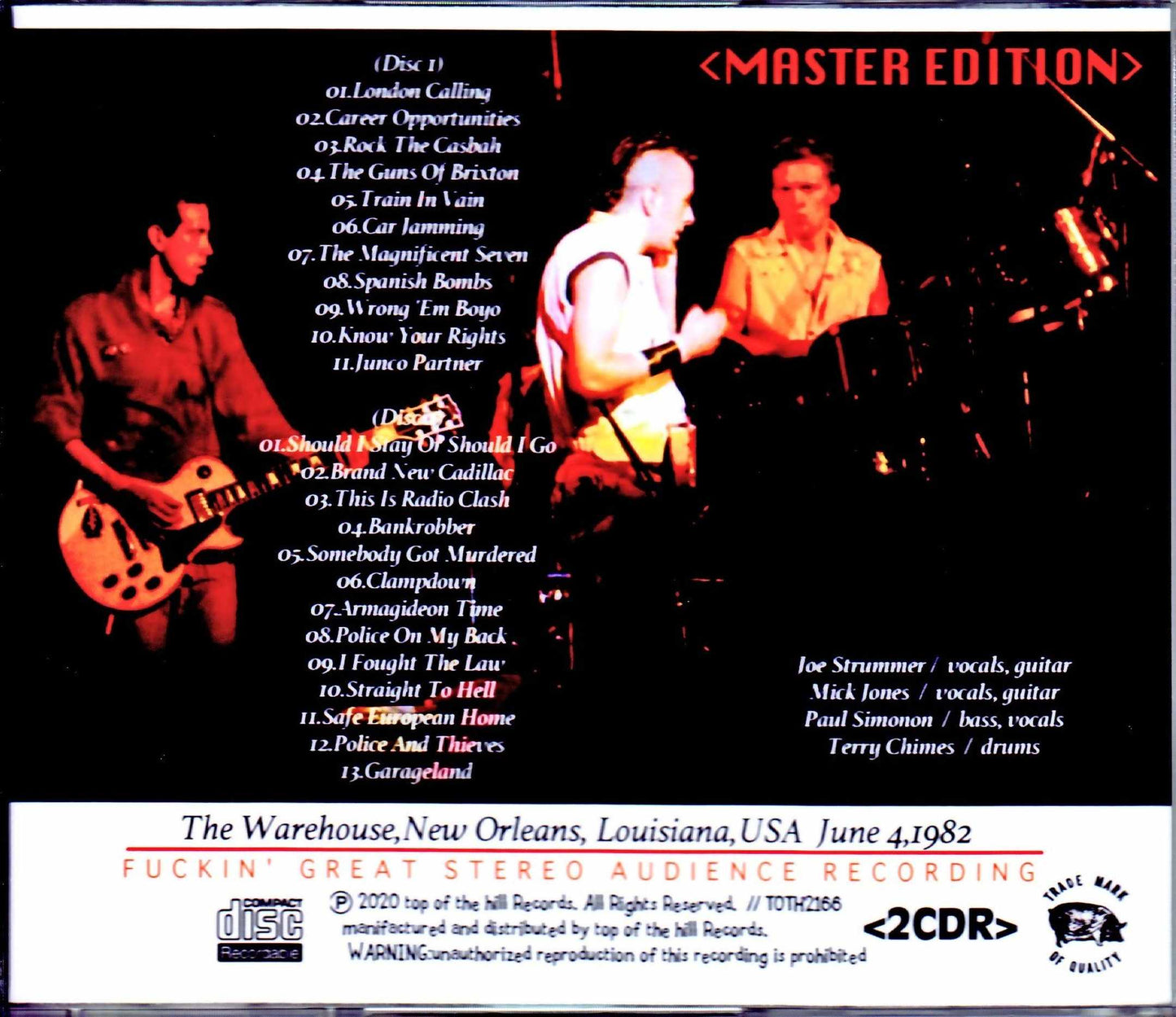 Clash/Netherlands 1982