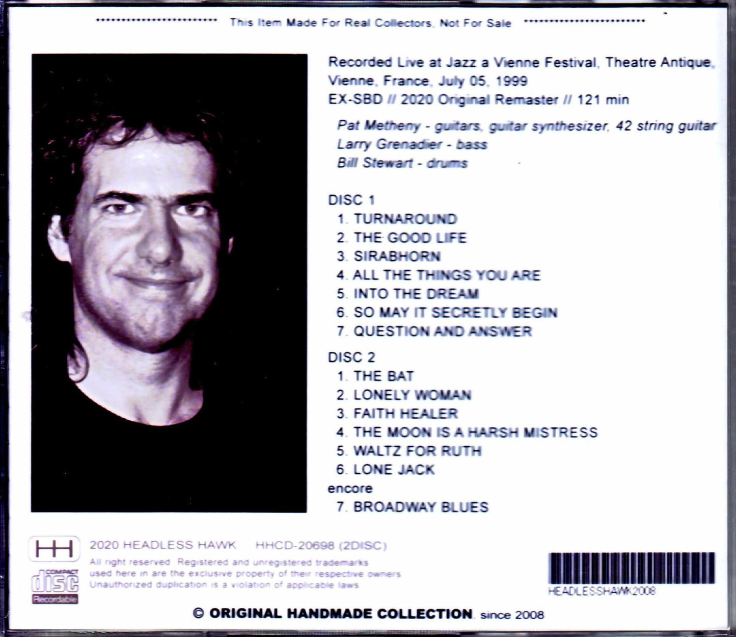 Pat Metheny Trio/France 1999